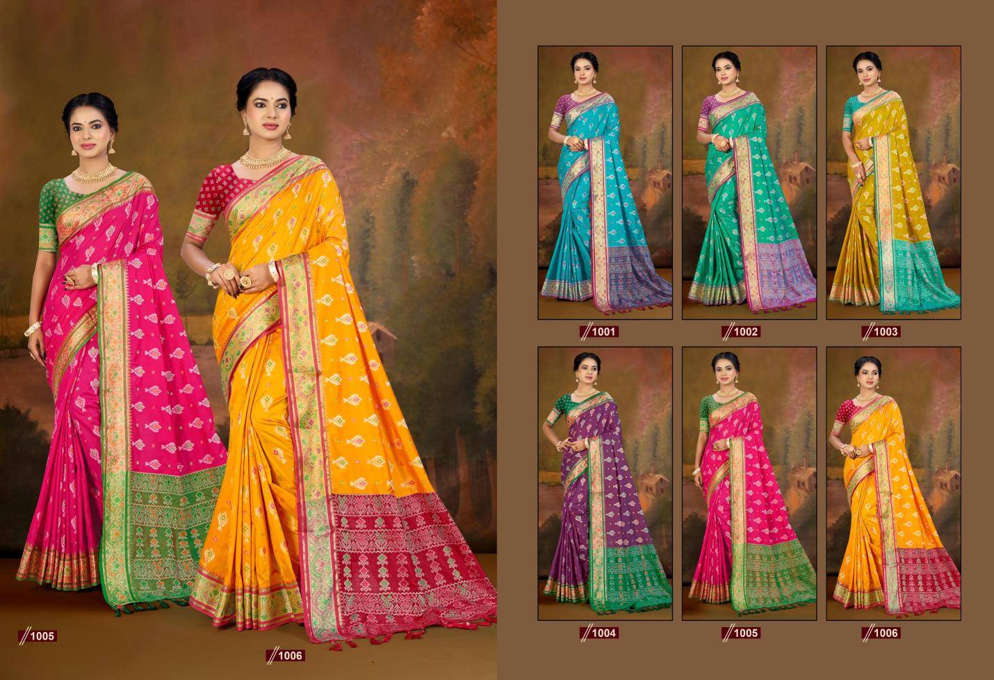 Bunawat - Rajshahi Patola-04 Saree wholesalers in Pune